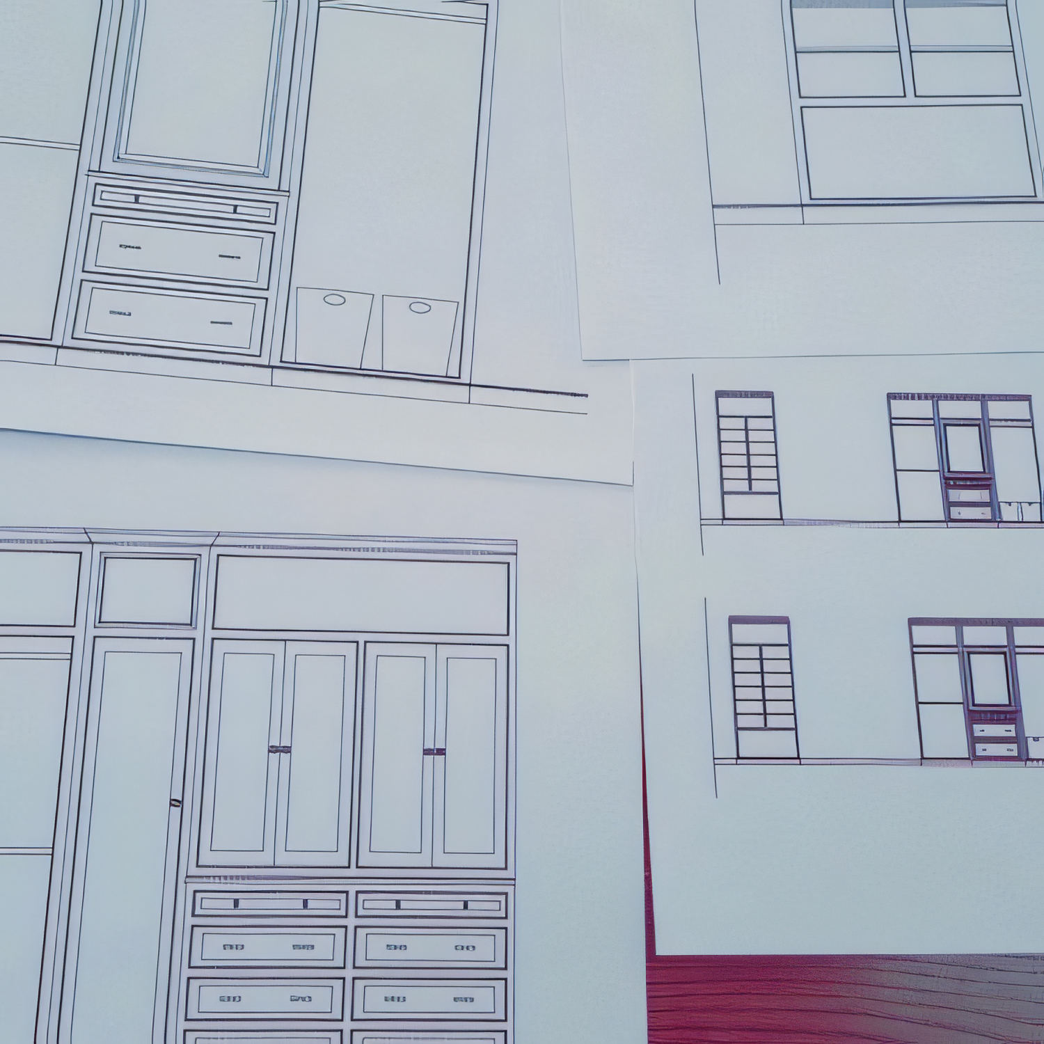 paper cabinet blueprints